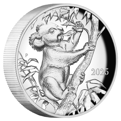 Australia 2025 The Koala 2oz Silver Proof Ultra High Relief Coin - Beth Zaiken Collection