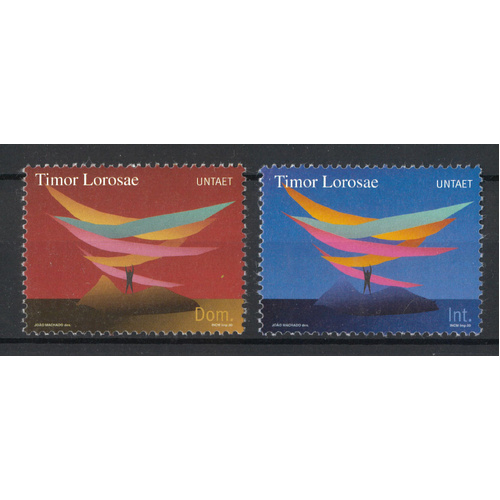East Timor 2000 UNTAET UN Transitional Authority Set/2 Stamps SG1/2 MUH 22-19