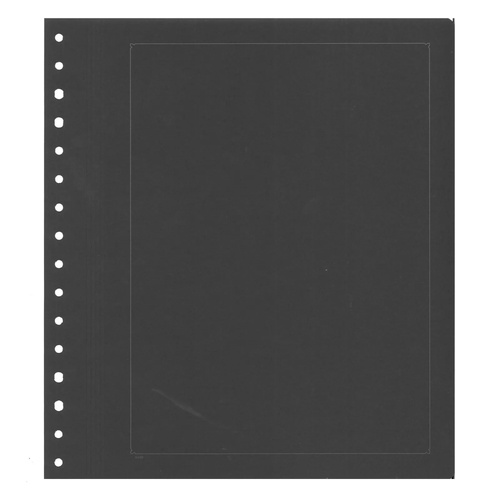 Pack 10 KaBe Blank Sheets Extra Strong Album Page in Black With Borderline #44
