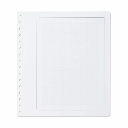 KaBe Blank Sheets Pages With Black Borderline and Grid Background #24 Pack of 10