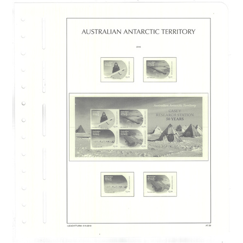 Lighthouse 2019 AAT Hingeless Supplement Leaves with Mounts 2 Pages