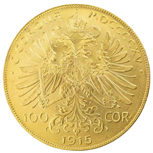Austria 1915 100 Corona Gold Coin Restrike