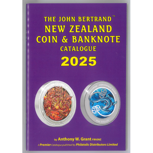 New Zealand 2025 Coin & Banknote Catalogue - The John Bertrand A5 108 Pages