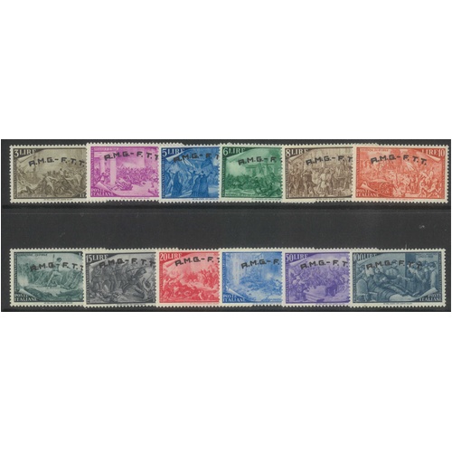 Trieste Zone A A.M.G. 1948 Uprising Centenary Set/12 Stamps Sc.18/29 MUH #EU202-ew