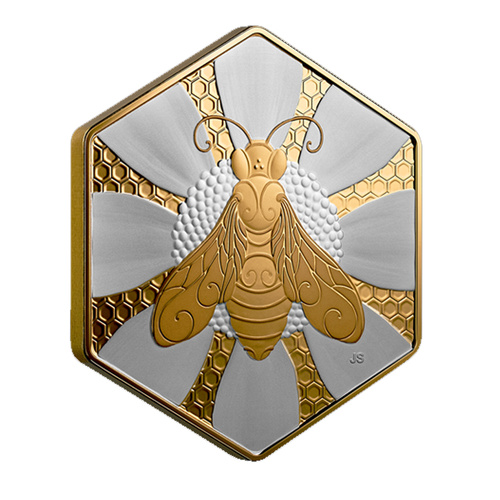 Canada 2025 Nature’s Delight Honey Bee 1 oz Fine Silver $20 Coin