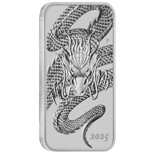 Dragon 2025 1oz Silver Rectangular Bullion Coin