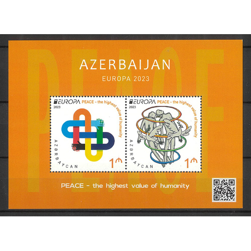 Azerbaijan 2023 Europa "Peace" Mini Sheet Mint Unhinged