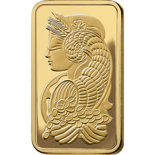 Fortuna Gold Minted Bar - 1g Gold 9999 Fineness