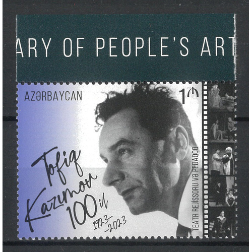 Azerbaijan 2023 Artist Tofig Kazimov Single Stamp MUH