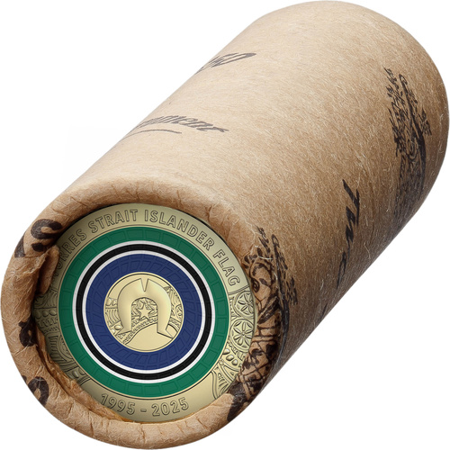 Australia 2025 30th Anniv of the Torres Strait Islander Flag $2 Coin Premium Roll
