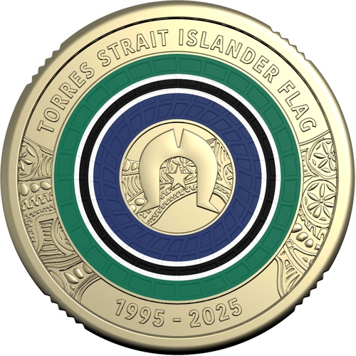 Australia 2025 30th Anniv of the Torres Strait Islander Flag $2 Loose Coin