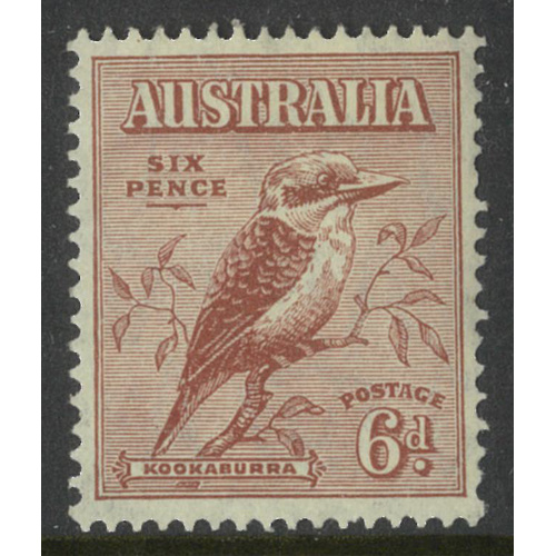 Australia 1932 Kookaburra 6d Stamp SG146 MUH #AUBK