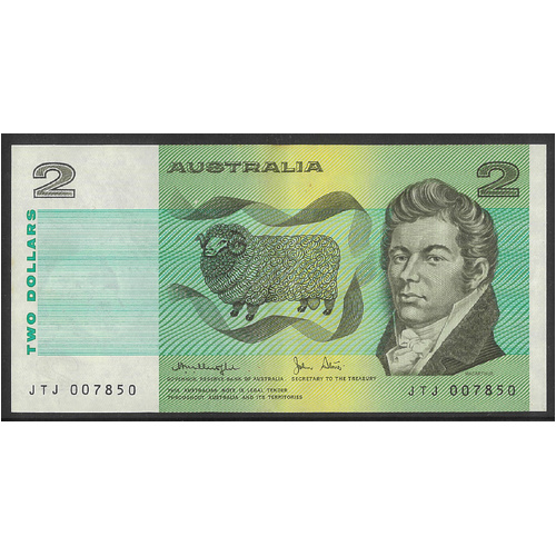 Australia 1979 $2 Banknote Knight/Stone R87 gVF/aEF #2-61