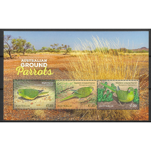 Australia 2024 Parrots Mini Sheet MUH 