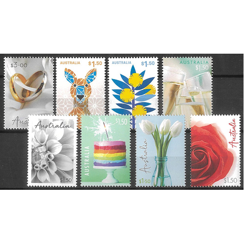 Australia 2024 Special Occasions Set of 8 Stamps MUH