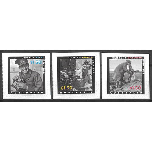 Australia 2024 Anzac Day Picturing War Set of 3 Self-adhesive Stamps MUH