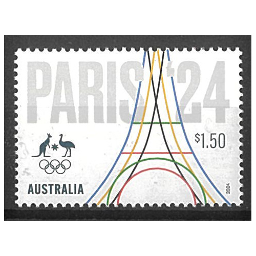 Australia 2024 Path to Paris Olympic Games Single Stamp MUH