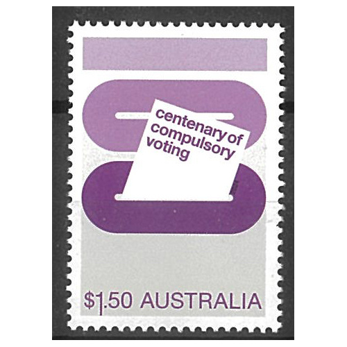 Australia 2024 Centenary of Compulsory Voting Single Stamp MUH