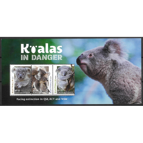 Australia 2024 Koalas in Danger Mini Sheet MUH