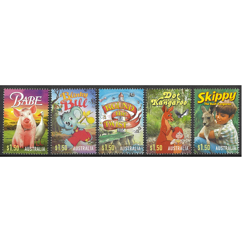Australia 2024 Kids' Showtime Greats Set of 5 Stamps MUH