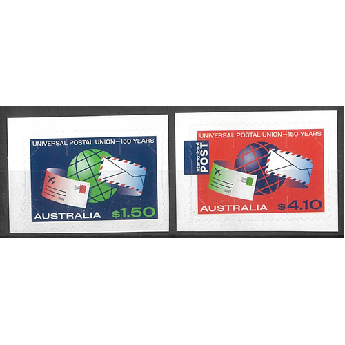 Australia 2024 UPU 150 Years Set of 2 Self-adhesive Stamps MUH