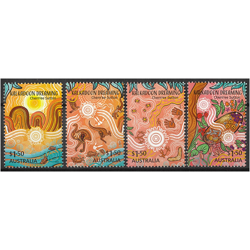 Australia 2024 Kalkadoon Dreaming Set of 4 Stamps MUH