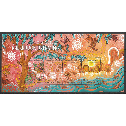 Australia 2024 Kalkadoon Dreaming Mini Sheet MUH