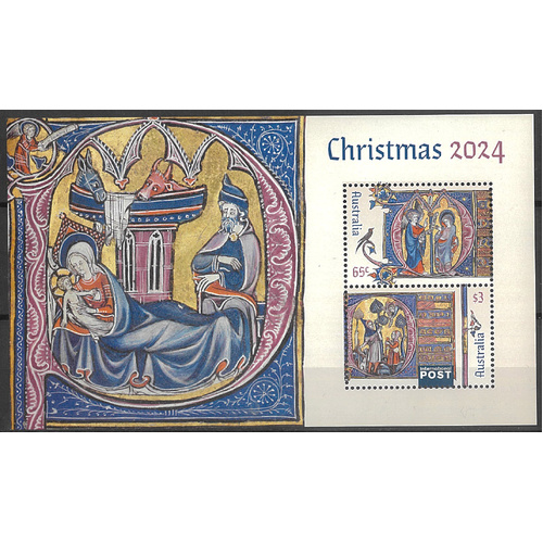 Australia 2024 Christmas Mini Sheet MUH