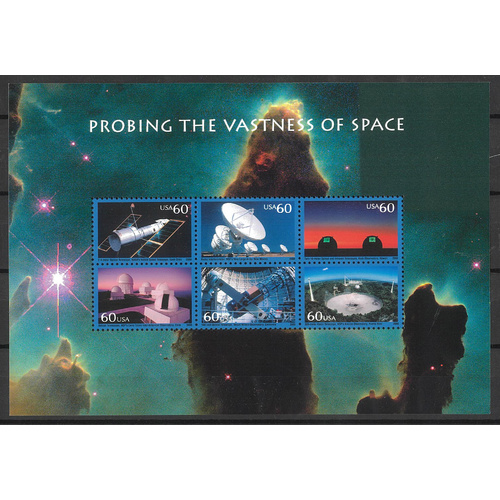 USA 2000 Probing The Vastness of Space Sheetlet/6 Stamps Scott 3409 MUH 35-9