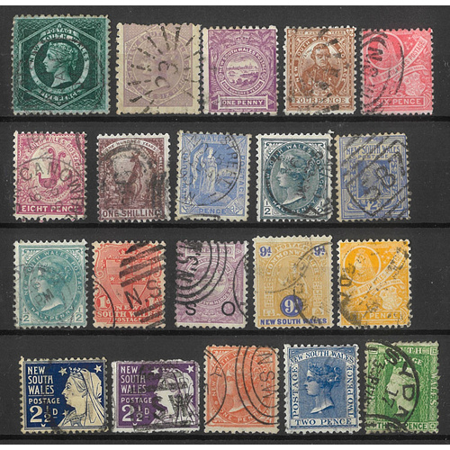 New South Wales - 20 Different State Stamps All Used
