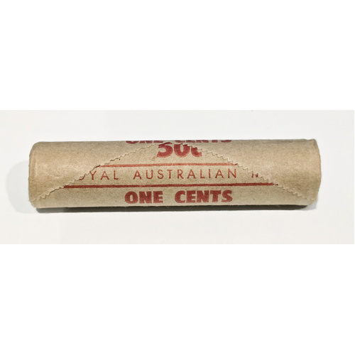 Australia 1969 One Cent 1c UNC Coin in RAM's Roll of 50 H/T #41