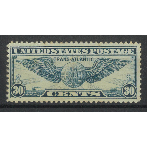 USA 1939 30c Trans-Atlantic Single Stamp Scott C24 Mint Lightly Hinged 32-10