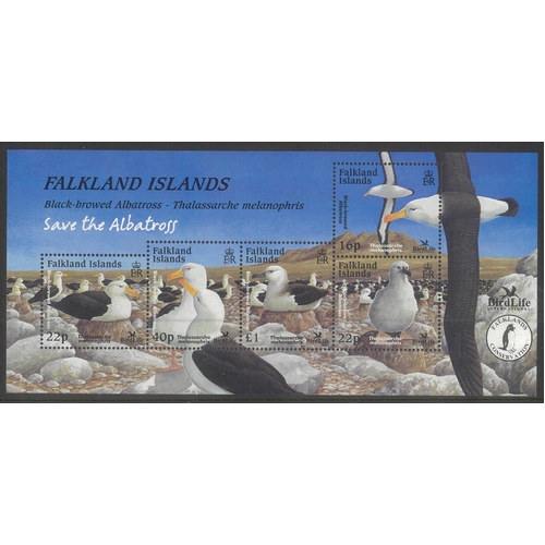 Falkland Islands 2003 Black Browed Albatross Mini Sheet SG971 MUH 32-18