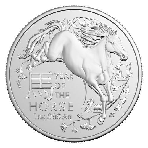 Australia 2026 Year of The Horse 1oz Silver Investment $1 Bullion Coin