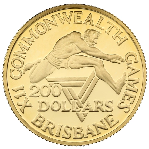 Australia $200 Australian Brisbane Commonwealth Games Gold Coin (10g - 22ct)
