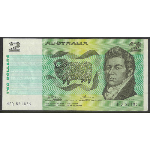 Commonwealth of Australia 1972 $2 Banknote Phillips/Wheeler R84 EF+ #2-36