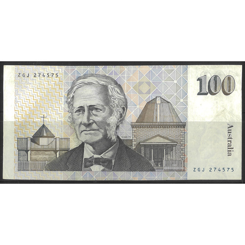 Australia 1990 $100 Banknote Fraser/Higgins R612 aEF #100-20
