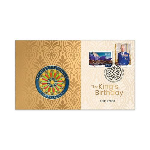 Australia 2025 The King's Birthday Medallion Cover