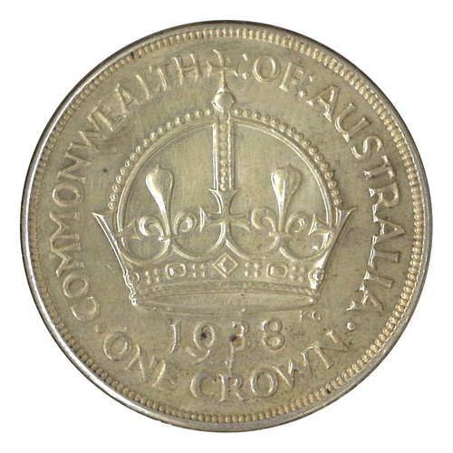 Australia 1938 Crown Coin VF Condition
