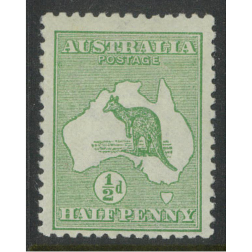 Australia Kangaroo Stamp 1st WMK ½d Green SG1 MUH #AUBK
