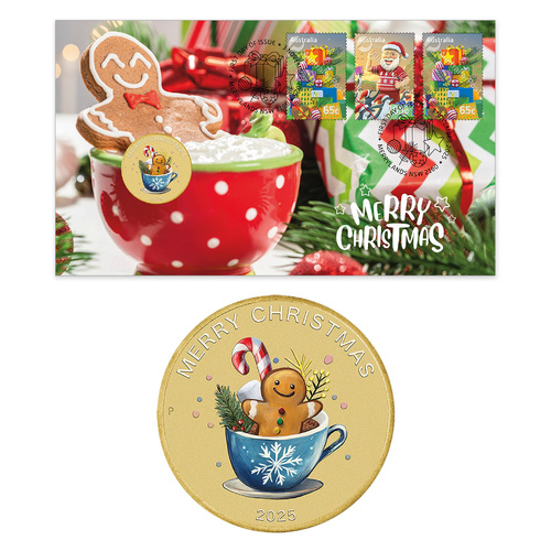 Australia 2025 Christmas-Secular Perth Mint $1 PNC