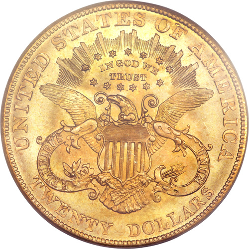 USA $20 Liberty Head, Double Eagle Gold Coin 