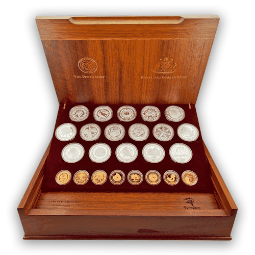 Australia 2000 Sydney Olympics Gold & Silver Millennium 24 Proof Coins Set