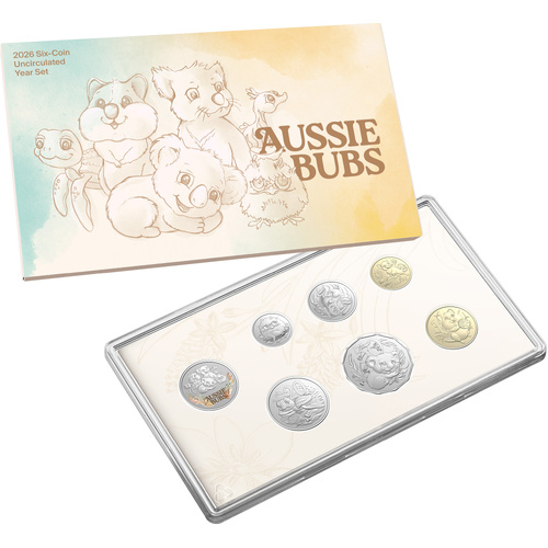 Australia 2026 Aussie Bubs Six Coin Uncirculated Baby Year Set