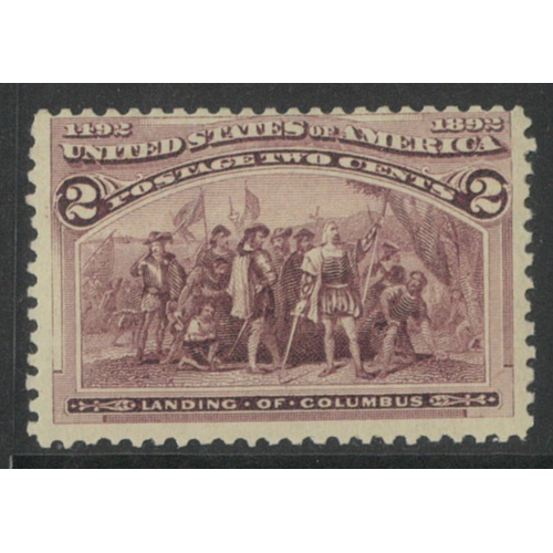 USA 1893 Columbus 2c Stamp Scott 231 Mint Unhinged #BK99