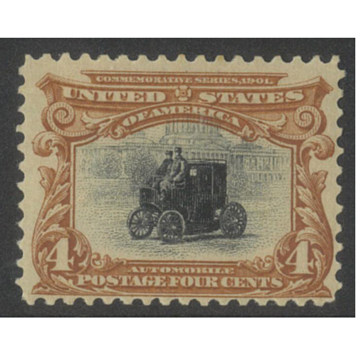 USA 1901 Pan-American 4c Stamp Scott 296 Mint Unhinged #BK99