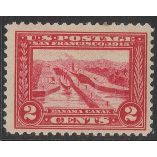 USA 1913 Panama-Pacific 2c Stamp Perf 12 Scott 398 Mint Unhinged #BK99