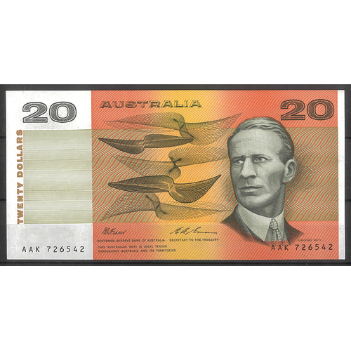 Australia 1993 $20 Banknote Fraser/Evans R415 nUNC 6-34