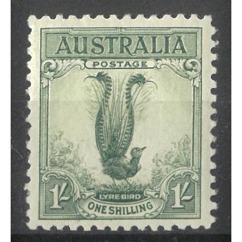 Australia Lyrebird 1/- Stamp SG140 Mint Unhinged #AUBK