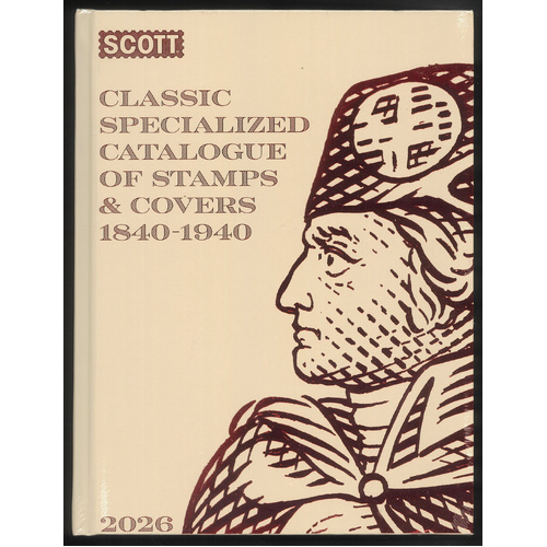 Scott Classic (1840-1940 World) Specialized Stamp Catalogue 2026 Edition Vol 8 Hardcover